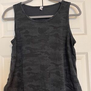 Tank Top, Black Camouflage, Medium